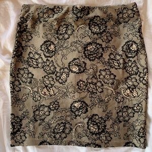 Forever 21 Printed Lace Skirt